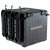 Yakattack BlackPak Pro, 13 x 13 x 13, Black, Includes lid and 3 rod holders