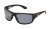 HP100A-2, Polarized Sunglasses Black Frame, Smoke lens